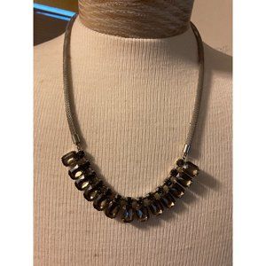 Woman's Large Jeweled Statement Necklace
